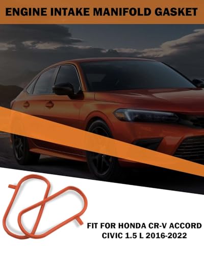 Image of 4PCS Engine Intake Manifold Gasket Compatible with Honda Civic 2016-2022 CR-V 2017-2022 Accord 1.5L 2018-2022 Replace 17105-5AA-004 171055AA004