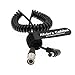 Alvin's Cables Hirose 4 Pin Male to DC Right Angle Coiled Power Cable for Sound Devices 633|644|688 Zoom F8 Blackmagic Cinema Camera 4K
