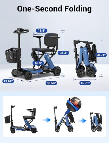 Electric Mobility Scooter Foldable Compact