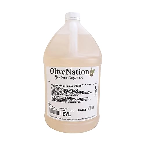 OliveNation Premium Pineapple Extract from Natural Flavors for Baking, Frosting, Beverages, Ice Cream, Non-GMO, Gluten Free, Kosher, Vegan - 4 oz