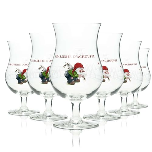 Lot de 6 verres La Chouffe, 33 cl