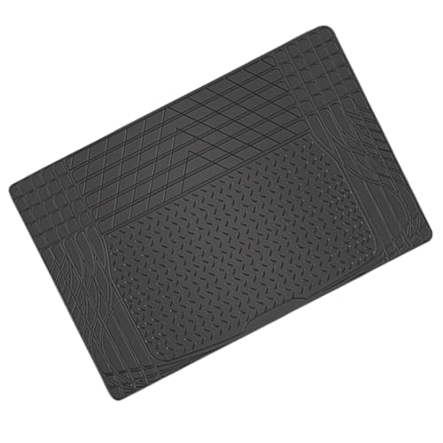 Tapis de coffre découpable universel antidérapant et imperméable pour berline noir
