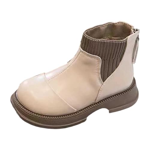 Bottines hiver confortables fille : chaussures classiques chaudes enfant
