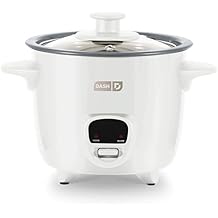 Dash Mini Ceramic Rice Cooker - Designed for Single-Serve Cooking - Compact Rice Cooker with Nonstick Removable Pot, Keep Warm Function &amp; Easy-to-Clean Sleek Design - White Ceramic