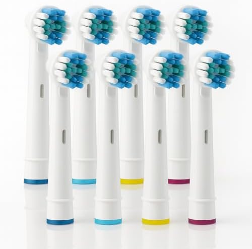 SB‑17A Toothbrush Heads Oral‑B Compatible 8 Pack Electric Toothbr...