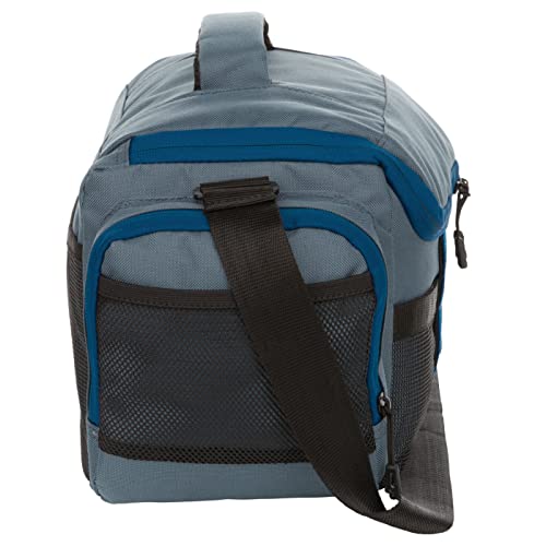 Okeechobee Fats Medium Fishing Gear Tackle Bag Soft Sided Fishing Bag | Includes 2 Fishing Accessories Utility Boxes | Top Loading Fishing Tackle Box Bag | Orion Blue - Thumbnail 6