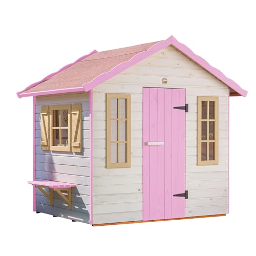 Casas Green House | Casita Infantil de Madera Exterior CAM | Colores Personalizados | 184 x 143 x 172 A