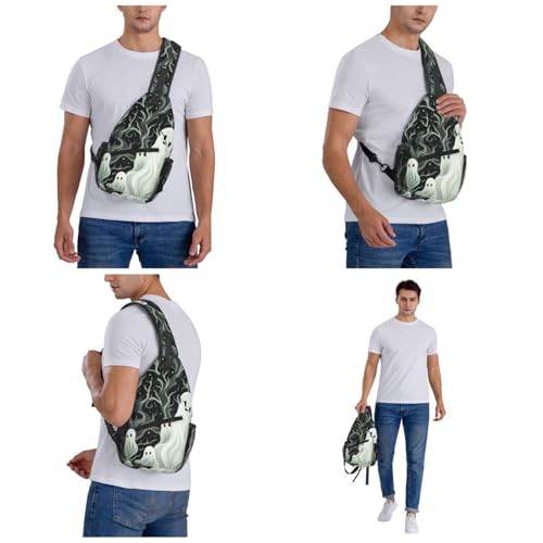 Morrales tipo Sling para Senderismo unisex negro miniatura 7