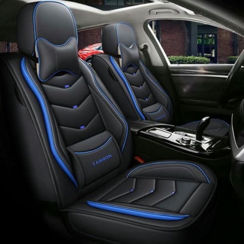 Housses de siège auto bleu luxe haute finition pour MBZ ML 320