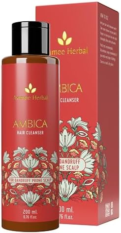 Avimee Herbal Shakuntala Dandruff Cleanser | Fights Dandruff & Moisturises Scalp Naturally | With Aloe Vera, Apple Cider Vinegar, Tea Tree Oil & Neem Oil | 200 ml