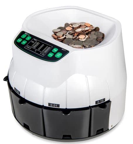 Mixval Mcc1 Coin Counter And Sorter - 350 Coins/Min - Bank Grade Quality And Anti-Jam Functions #TOP4