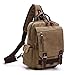 YAOTT Herren Umhängetaschen Casual Umhängetasches Damen Rucksäcke Reisen Büchertasche Taktisch Umhängetasche Militär Brusttasche Sling Rucksack Crossbody Bag Einkaufstasche Handtasche Khaki-DJ L
