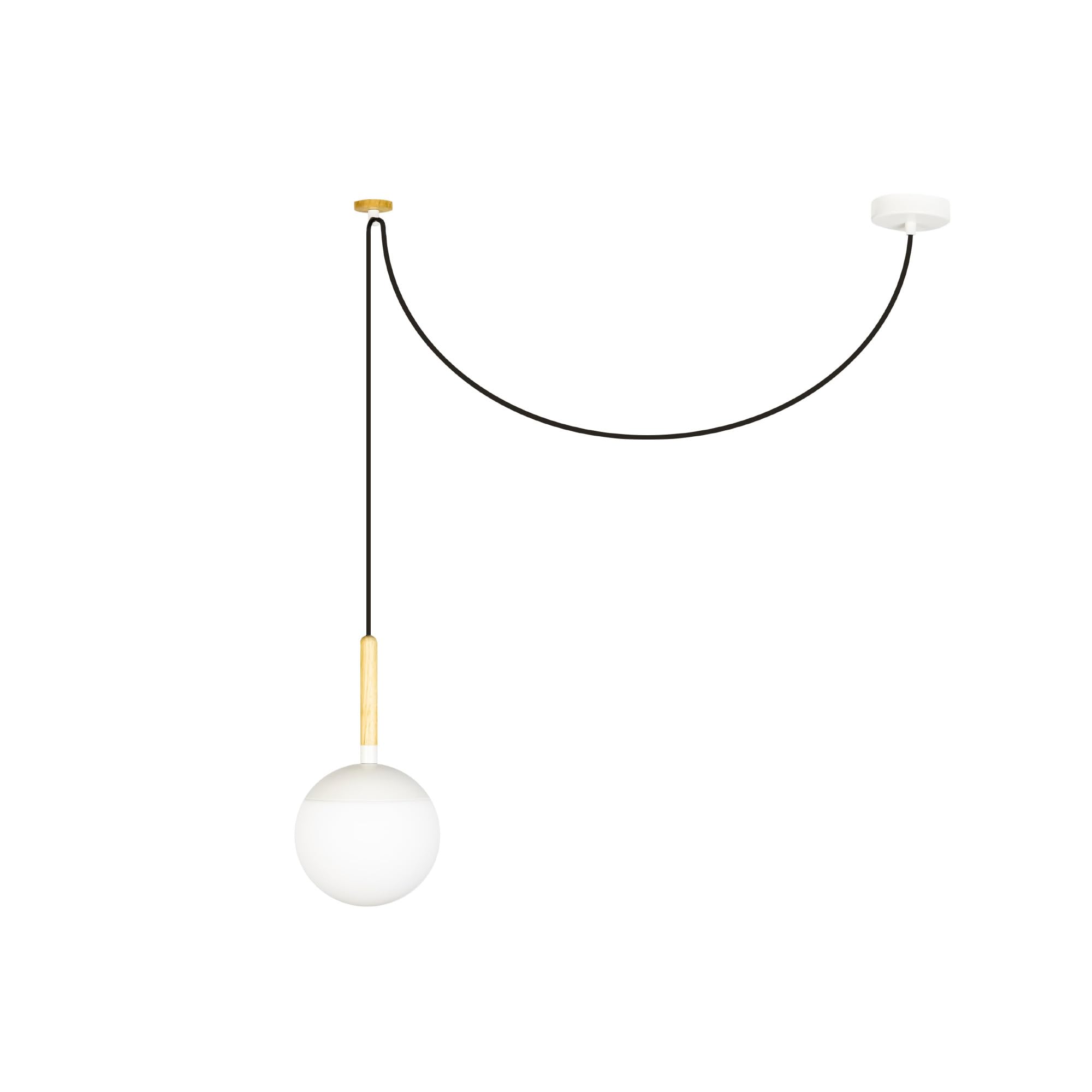 Suspension blanche MINE GLASS luminaire suspendu de salon Faro 28375