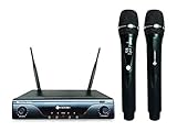 Microfone Sem Fio Kadosh K-412M UHF Duplo Bastão