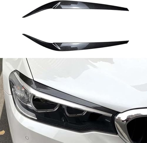 Cache-phares BMW G30 G31 F90 M5 carbone paupière optique