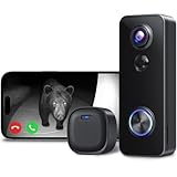 【熊対策対応】 インターホン ワイヤレス 工事不要【全身確認可能・2K 180°超広角】 XTU ドアホン カメラ付き ドアベル テレビドアホン スマホ連動 来訪者の頭から足元までしっかり確認 Alexa/Google Home連携 遠隔監視 双方向通話 家族共有 IP66防塵防水 クラウド/SD保存 日本語サポート