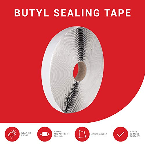 CRL Black 1/16" x 3/8" Butyl Architectural Glazing Tape - 50 Foot Roll by CRL - Used condition - Image 2