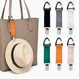 rerekiki 6 Pcs Hat Clip for Travel on Bag