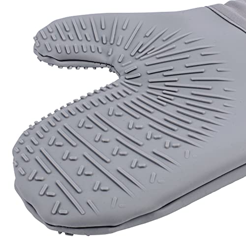 Luva de Silicone com Euro Cinza
