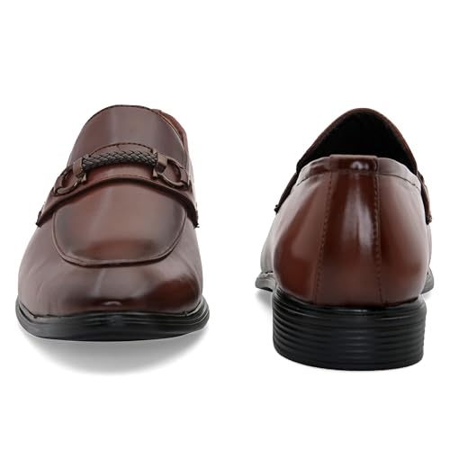 Image of STANPHORD Mens Apex Formal Shoes | Office Wear Lightweight Stylish Slip on Loafers | Basic Classic Shoes | Everyday Wear