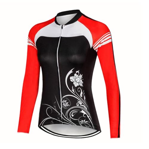 Maillot de cyclisme manches longues femme vtt route respirant