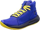 Under Armour Boy's Grade School Torch Mid Basketball Shoe, Team Royal (401)/Taxi, 7