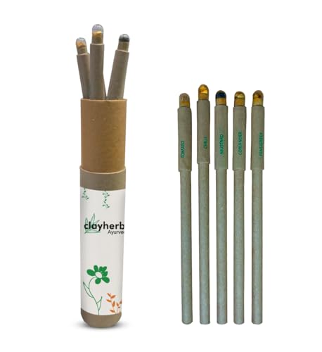 Image of (Pack-25 Blue Ink Pen | Return Gift | Corporate Gifting | Sustainable Pens | Eco-Friendly | Paper Pens | Biodegradable | Plantable Seeds | Bulk Pen For Hotels, Office and Schools