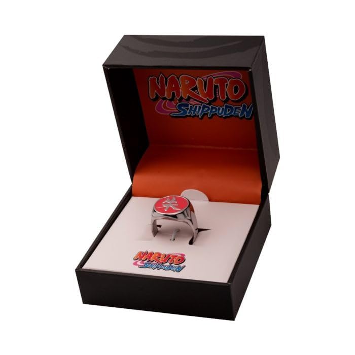 Naruto Akatsuki Itachi Signet Ring - Authentic Masashi Kishimoto Merchandise Collectible Ring4