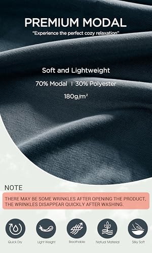 Image of ODODOS Modal Soft Lounge Shorts for Women Drawstring High Waist Casual Sleepwear Lightweight Cozy Pajama Bottom