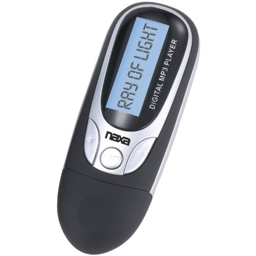 NAXA Electronics NM-105BK MP3/WMA/WAV Player with 4 GB Built-in Flash Memory, LCD Display