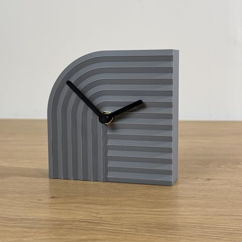 Modern Minimalist Desk Clock | Stylish Functional Office Desk Accessory