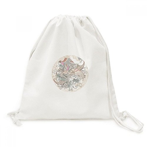 Sac à dos en toile Ukiyo-E léger pour transporter vos affaires sans encombre au quotidien