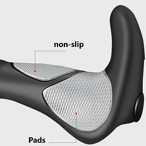 HOUSON Bicycle Grips, Ergonomic Bicycle Handlebar Grips Bike Handle Rubber Grips for Mountain Bike Road Bike - Image 4