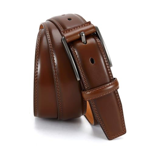 Leather Belt for Men Belt Men 1 5" Casual Work Jeans Golf Gift Box4