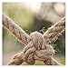 ZREVSB Hemp Rope Climbing Net Garden Balcony Craft Unisex Safety Ceiling Mesh Nature Jute(Dia 10mm Mesh 15cm)