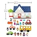 Fisher-Price Little People Toddler Gift Set, Ready for Summer, Interactive Play House with Musical School Bus