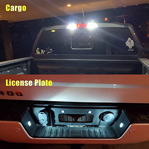 Kit de 12 luces LED interiores blancas para Chevrolet Silverado GMC Sierra miniatura 5