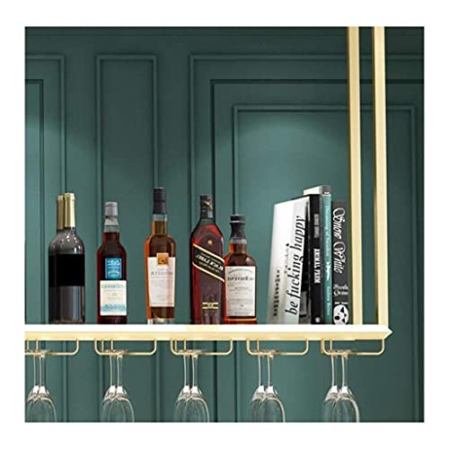 Porte-verre à vin à l'envers support rangement bouteille suspendu bar - 3