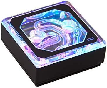 Alphacool Eisblock XPX Aurora Edge CPU Water Block, Digital RGB, Black/Plexi