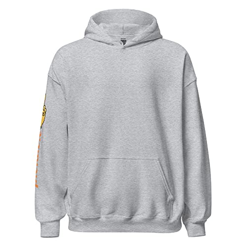 Sweat à capuche confortable gris vêtement unisexe mi-saison taille M