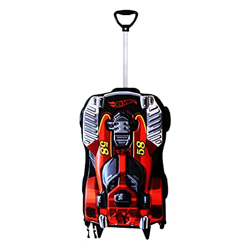 Mochila Escolar 3D com 6 Rodinhas Hotwheels DUNE A SOAR - Maxtoy