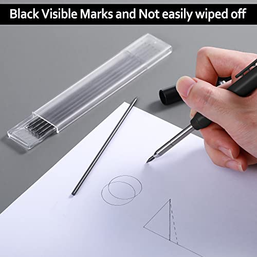 Hiboom 24 Pieces 2.8Mm Hb Refill For Carpenter Pencil, Study Long Lasting Pencil For Mechanical Pencil Woodworking Construction (Black) #TOP5