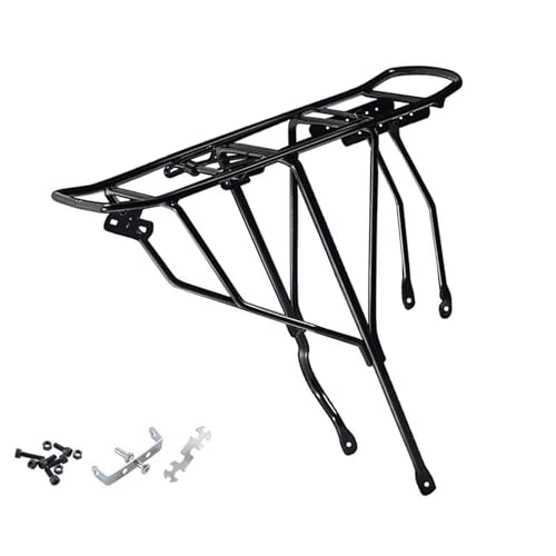 マウンテンバイクリア荷物カーゴラックサイクリングバッグスタンドホルダー自転車パニアロードバイクアクセサリー耐久性のある自転車パニア荷物棚ブラケット自転車アクセサリー