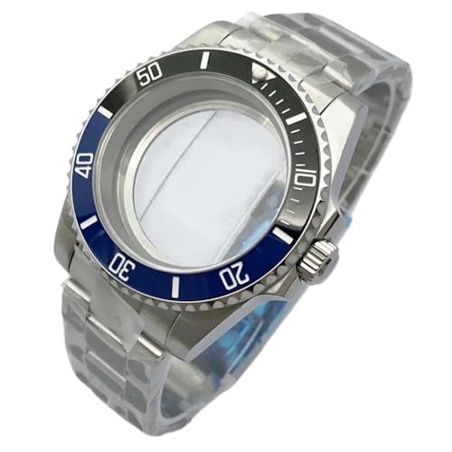 NH34 NH35 NH36 ETA2824 PT5000 ST2130���[�u�����g�p�x�[���t���X�e�����X�X�`�[���K���X1�� 40mm�r���v�P�[�X�A�N�Z�T���[�p�[�c(Case 30,NH35 NH36)