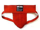 Safe-T-Gard Jock Strap Athletic Supporter - Red - X-Large, 38-44