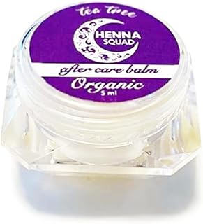 Henna After Care Balm, Protects your tattoo stain color to last longer (Vanilla)
