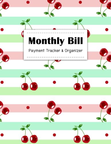 Monthly Bill Payment Organizer: Money Debt Tracker or Budget Monthly Planning with Budgeting Record & Expense Finance