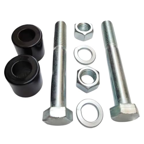 Guidon trop bas ? Rehausseurs de guidon de moto universels 25 mm noir brillant