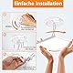 slochi LED Deckenleuchte, 18W Ultra Dünn Deckenlampe Flach 22cm, 6500K Kaltesweiß, LED Deckenleuchte Quadrat für Schlafzimmer, Wohnzimmer, Bad, Balkon, Flur, Küche