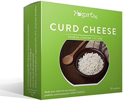 Curd Cheese /Farmer Cheese/ Yogurt.bg – Tvorog Starter Culture for Home Made 10 Liters